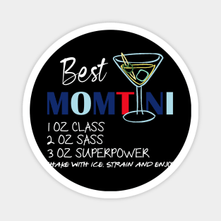 Best Momtini Humor Cocktail Recept Funny Best Mom Mama Gift Magnet